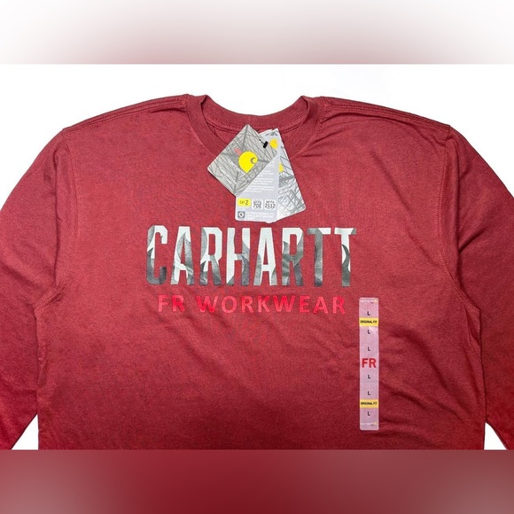 Carhartt Men's Cotton Flame-Resistant Force Carhartt Loose Fit Lightweight Shirt - Picture 2 of 5